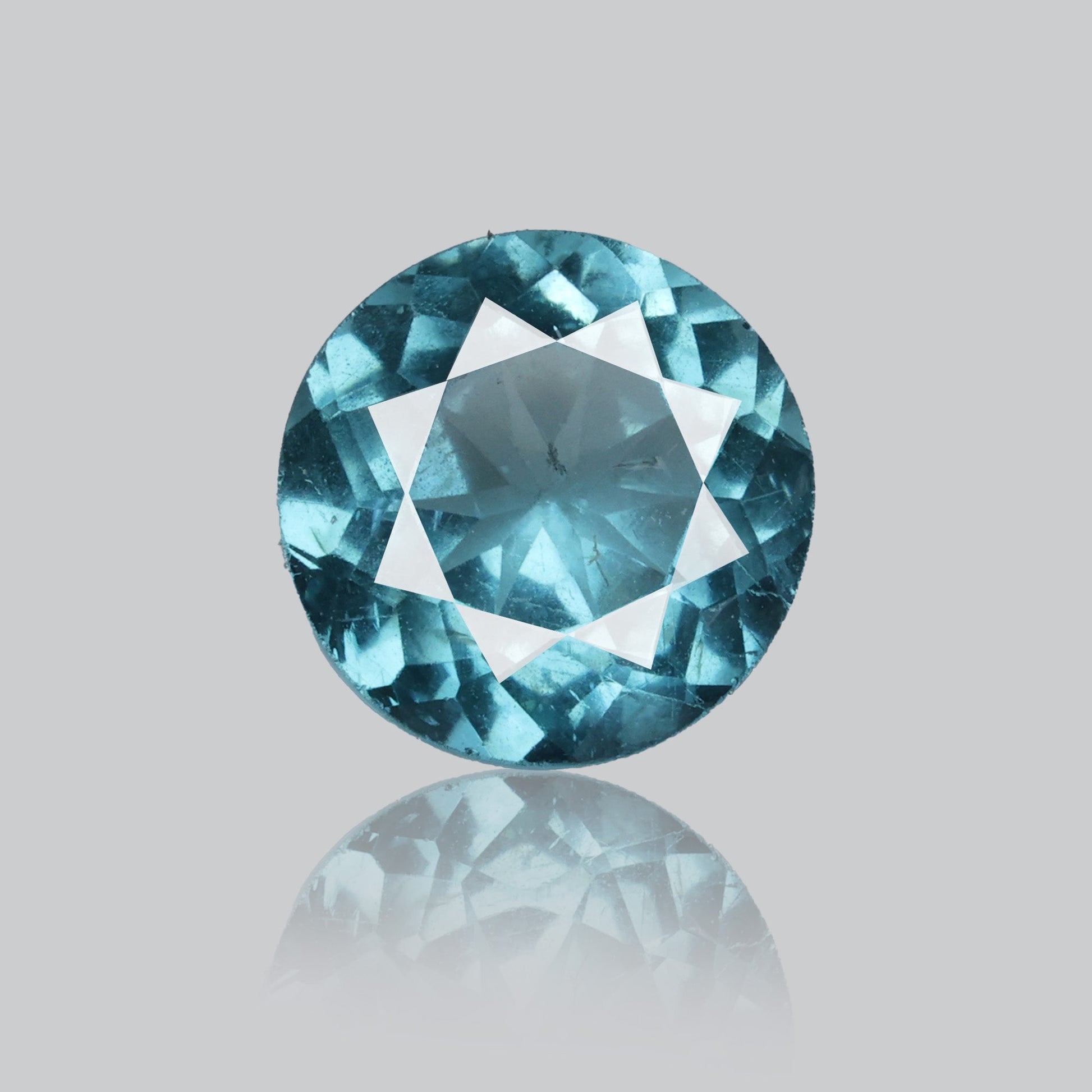 Faceted Sky Blue Apatite