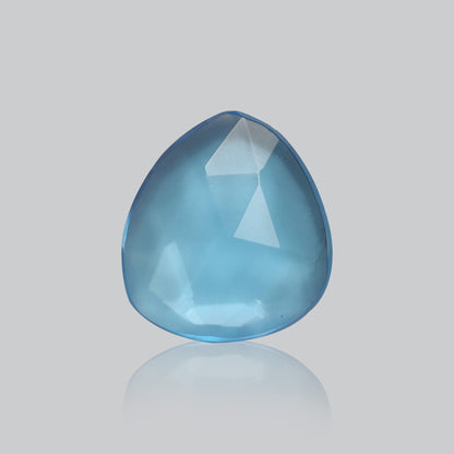 Rose Cut Swiss Blue Topaz