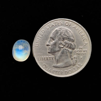 Rainbow Moonstone Cabochon