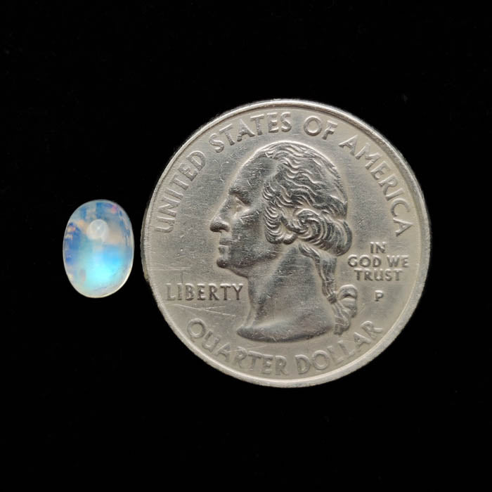 Rainbow Moonstone Cabochon