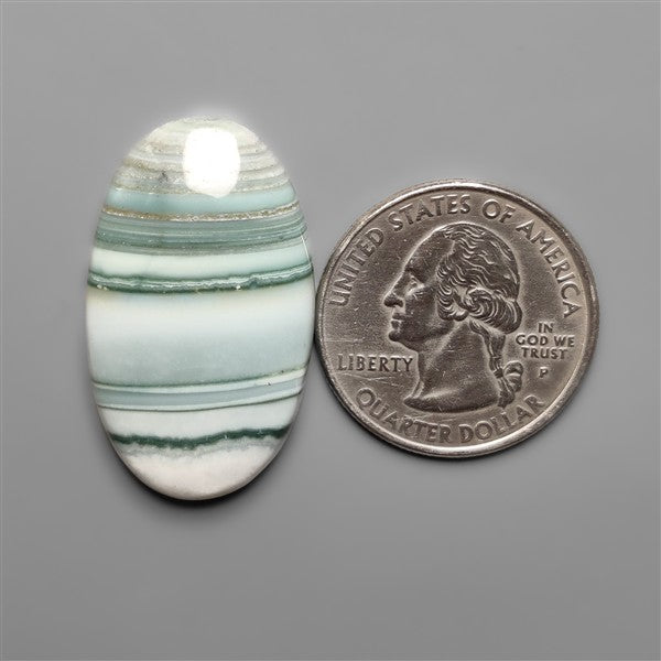 Saturn Chalcedony Cabochon