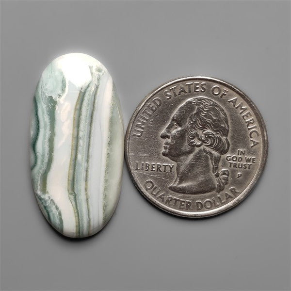 Saturn Chalcedony Cabochon