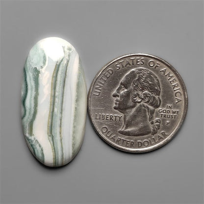 Saturn Chalcedony Cabochon