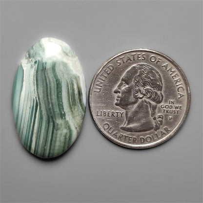Saturn Chalcedony Cabochon