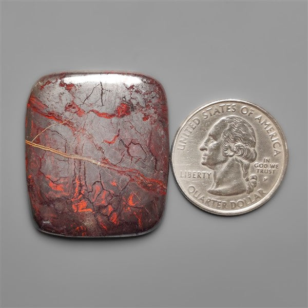 Red Jaspilite Cabochon