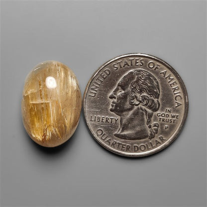 Golden Rutilated Quartz Cabochon