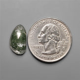 Chlorite in Quartz Rose Cut