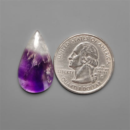 Amethyst In Quartz Cabochon
