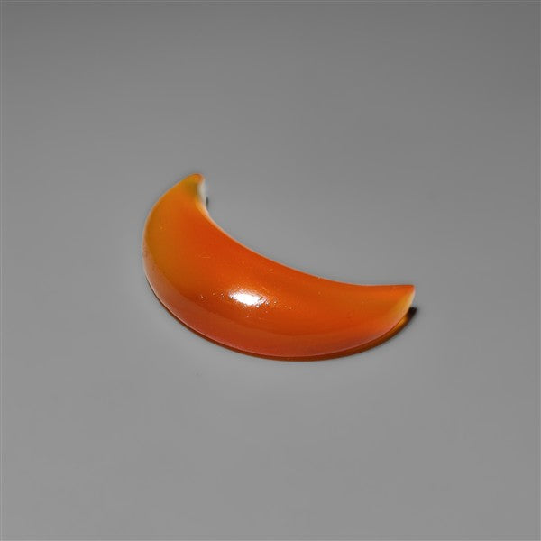 Carnelian Agate Crescent Carving