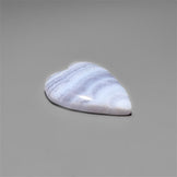 Blue Lace Agate Heart Carving