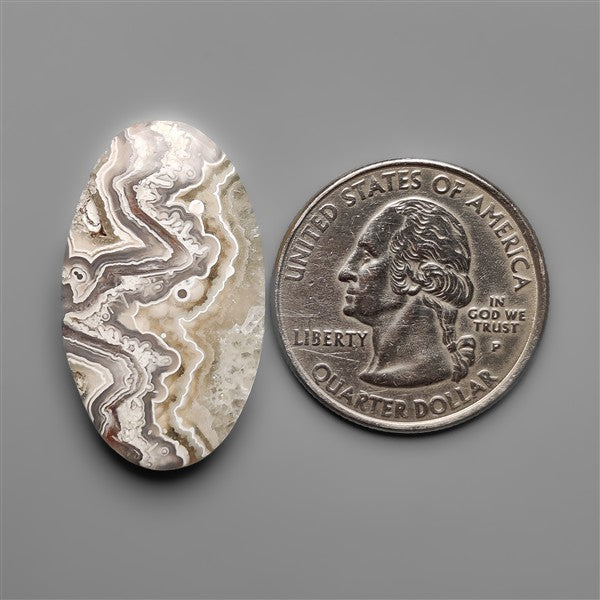 Laguna Lace Agate With Druzy Pocket