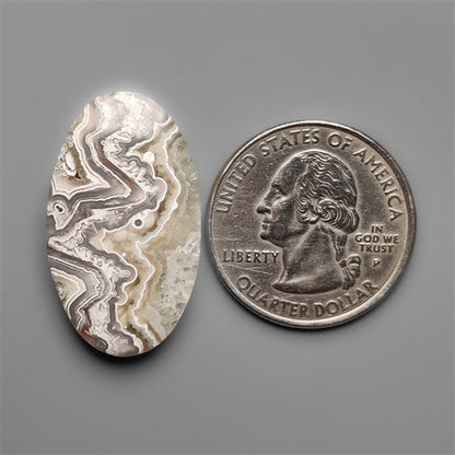 Laguna Lace Agate With Druzy Pocket