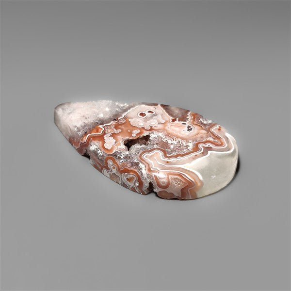 Laguna Lace Agate With Druzy Pocket