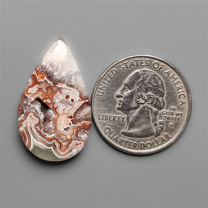 Laguna Lace Agate With Druzy Pocket