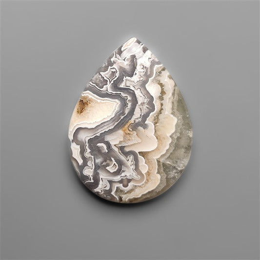 Orbicular Crazy Lace Tube Agate