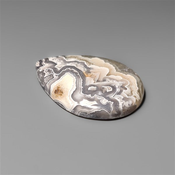 Orbicular Crazy Lace Tube Agate