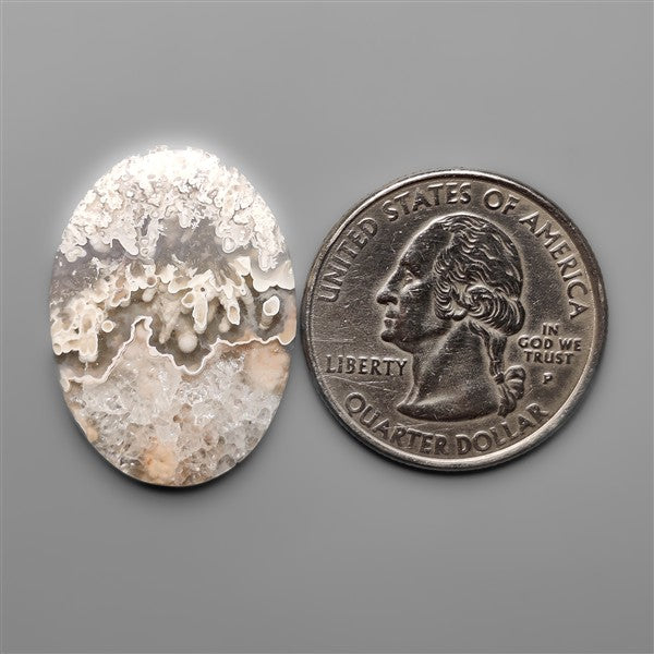 Orbicular Crazy Lace Tube Agate