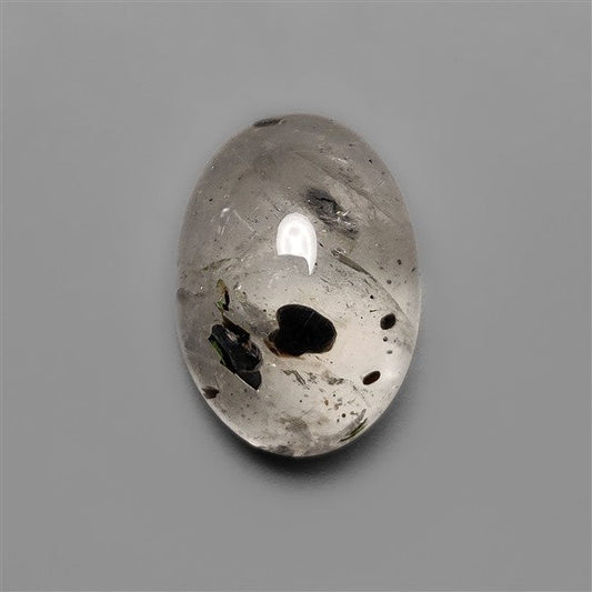 Diopside in Quartz Cabochon