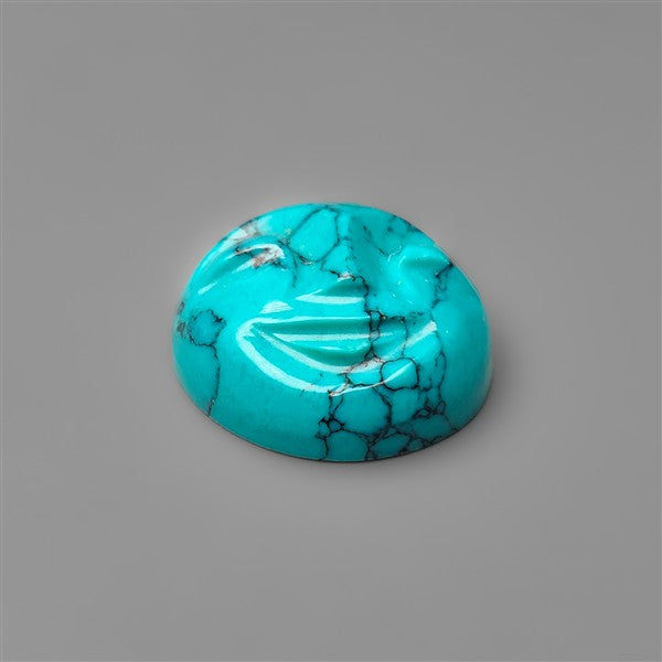 Hubei Turquoise Moonface Carving
