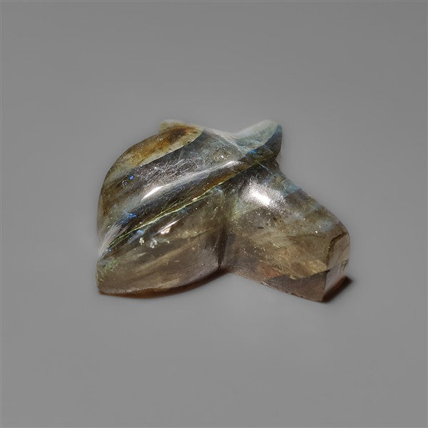 Blue Labradorite Fish Tail Carving