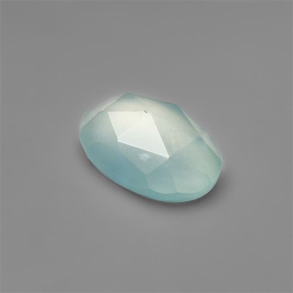 Rose Cut Aqua Chalcedony