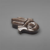 Silversheen Obsidian Evil Eye Hamsa Carving