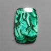 Malachite Cabochon with Selected Patterns