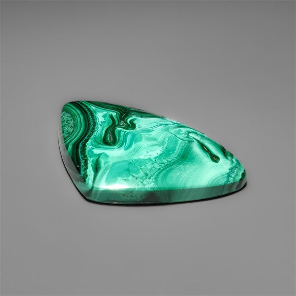 Malachite Cabochon with Selected Patterns