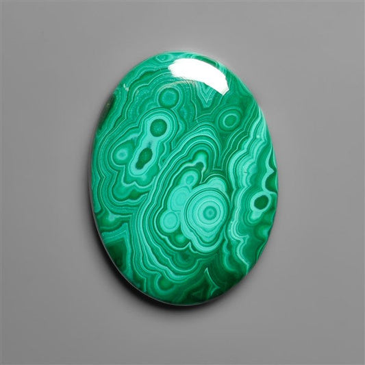 Malachite Cabochon with Selected Patterns