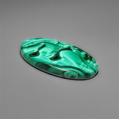 Malachite Cabochon with Selected Patterns