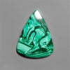 Malachite Cabochon with Selected Patterns