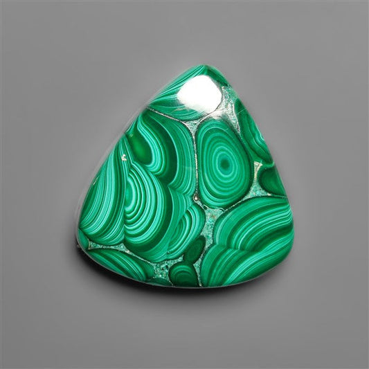 Malachite Cabochon with Selected Patterns