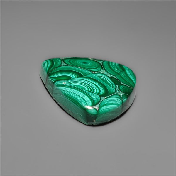 Malachite Cabochon with Selected Patterns