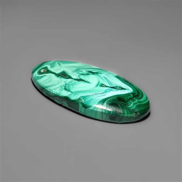 Malachite Cabochon with Selected Patterns