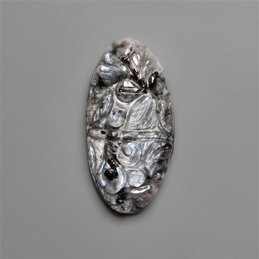 Larvikite Feldspar Mughal Carving