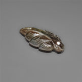 Mother Of Pearl With Himalayan Quartz Leaf Carving Doublet