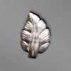 Mother Of Pearl With Himalayan Quartz Leaf Carving Doublet