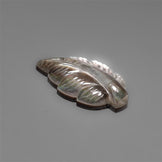 Mother Of Pearl With Himalayan Quartz Leaf Carving Doublet