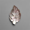 Mother Of Pearl With Himalayan Quartz Leaf Carving Doublet