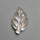 Mother Of Pearl With Himalayan Quartz Leaf Carving Doublet
