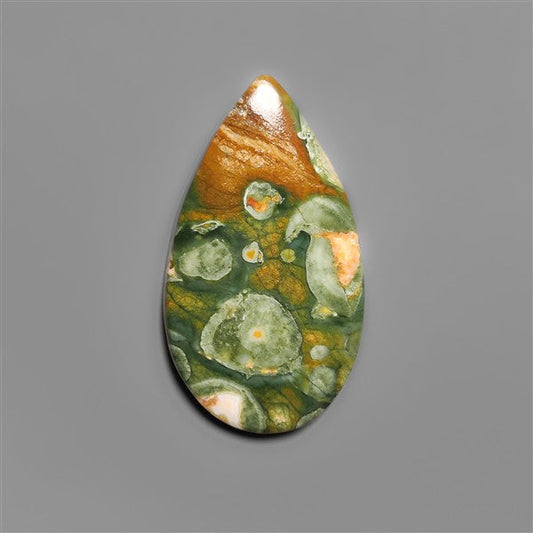 Rainforest Rhyolite Cabochon