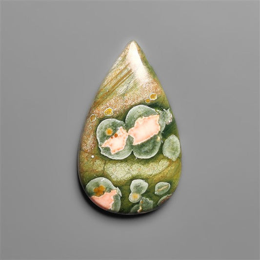 Rainforest Rhyolite Cabochon