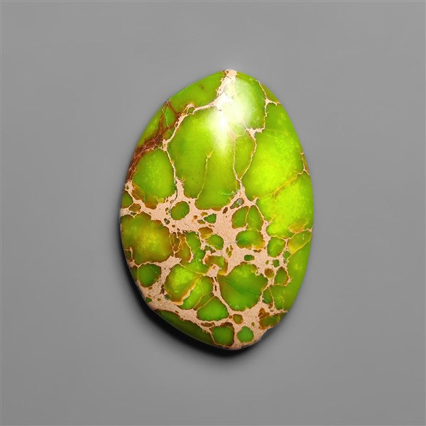 Gaspeite Sediment Mosaic Cabochon
