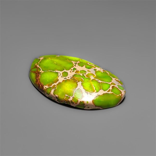 Gaspeite Sediment Mosaic Cabochon