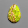Gaspeite Sediment Mosaic Cabochon