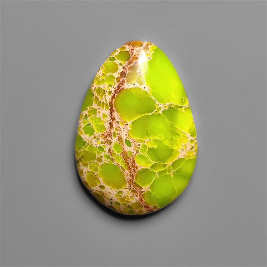 Gaspeite Sediment Mosaic Cabochon