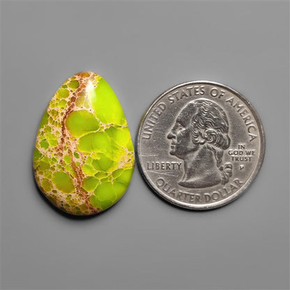 Gaspeite Sediment Mosaic Cabochon