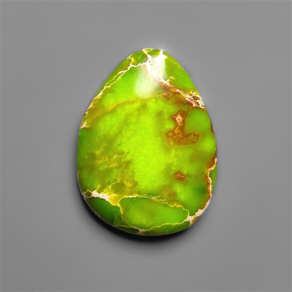 Gaspeite Sediment Mosaic Cabochon