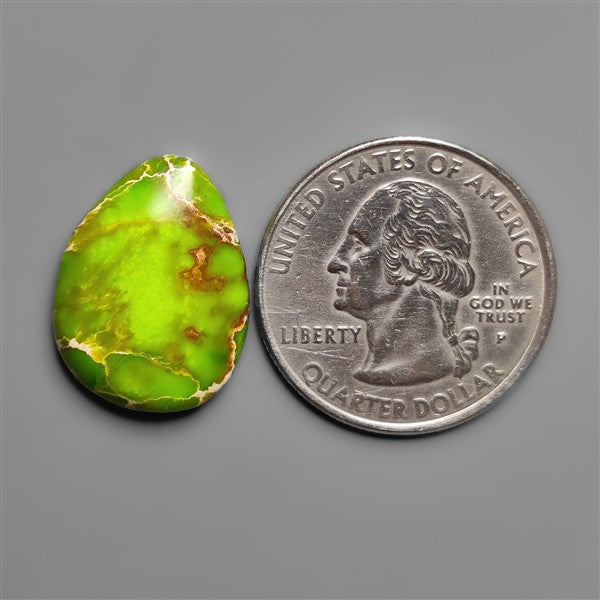 Gaspeite Sediment Mosaic Cabochon