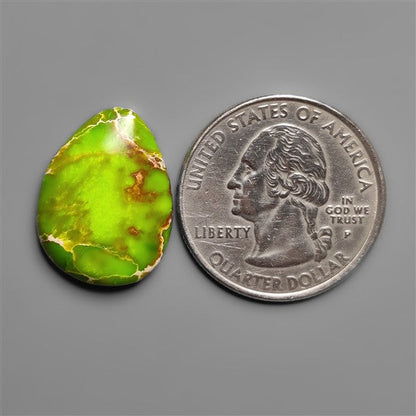 Gaspeite Sediment Mosaic Cabochon